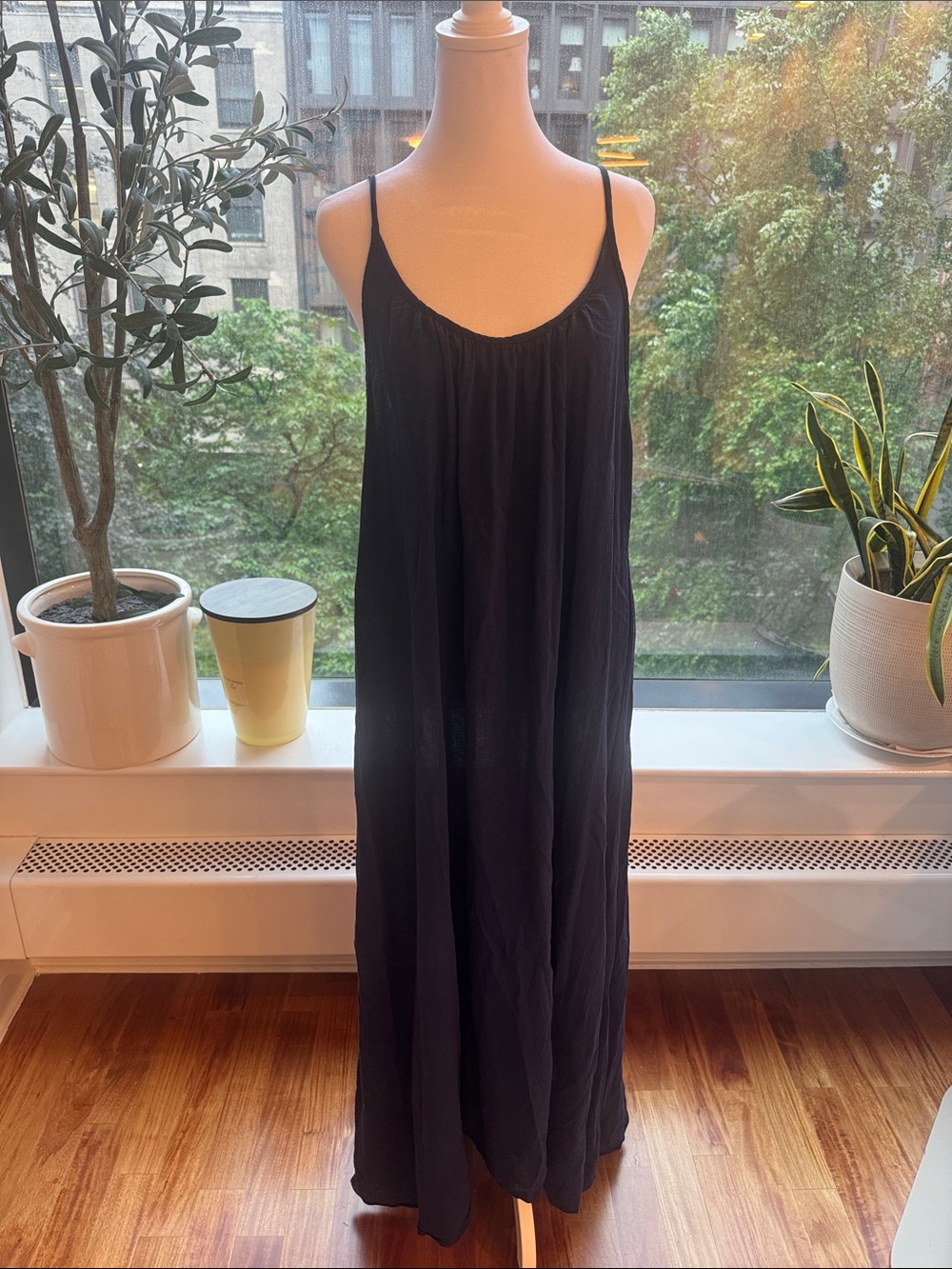 9Seed Tulum Dress Dark Blue One Size NWT
